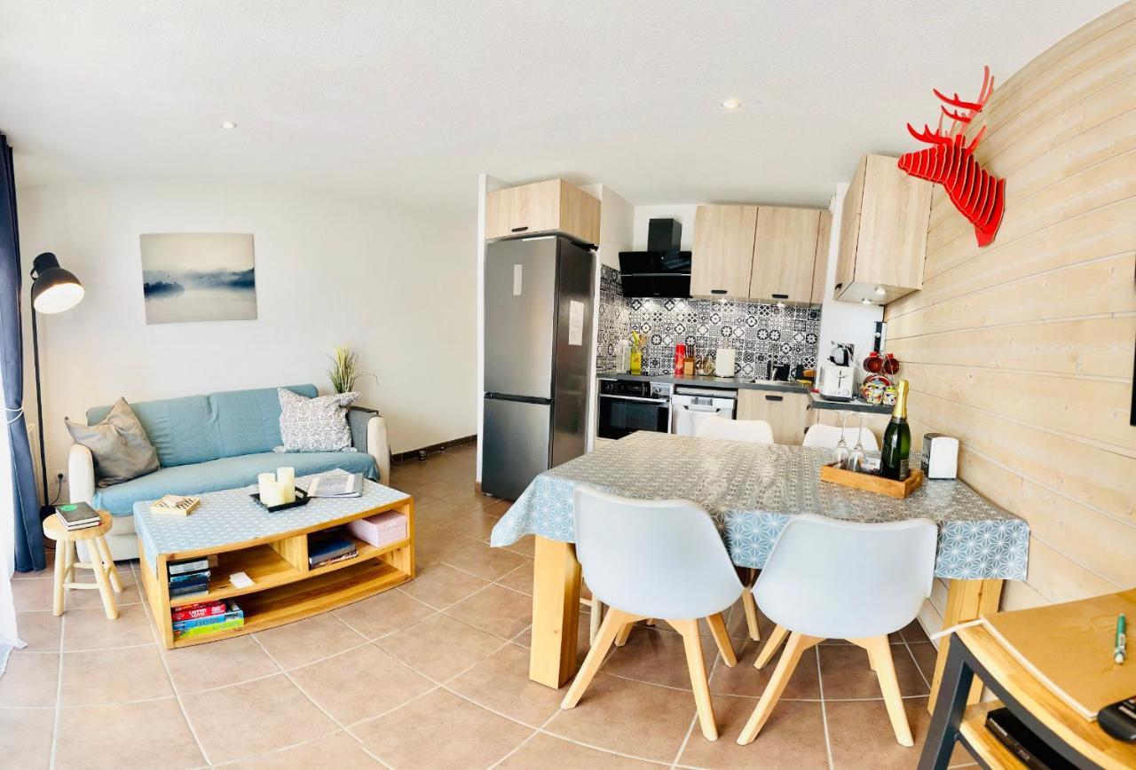 Superbe T3 - Piscine chauffée&sauna - Wifi&Netflix/Disney+ - Lou Castelou Les Angles  Esterno foto